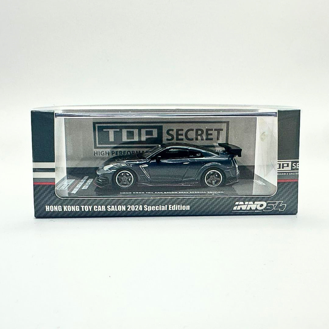 INNO64 Hong Kong Toy Car Salon 2024 Nissan GT-R (R35) NISMO 2024 Tuned by "TOP SECRET"