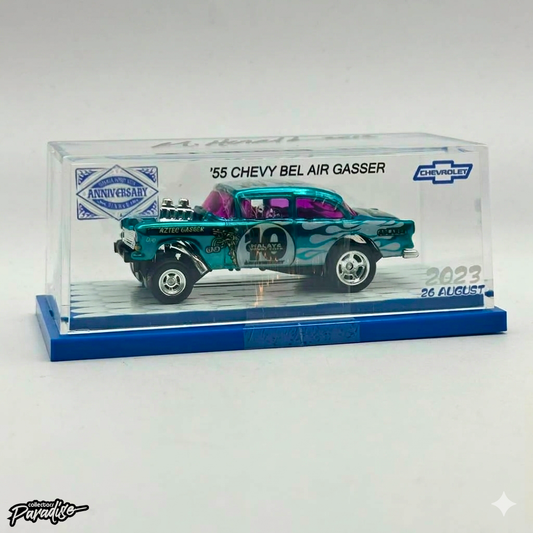HOT WHEELS ’55 Chevy Bel Air Gasser Malaya Hobby Shop 10th Anniversary Dinner 2023