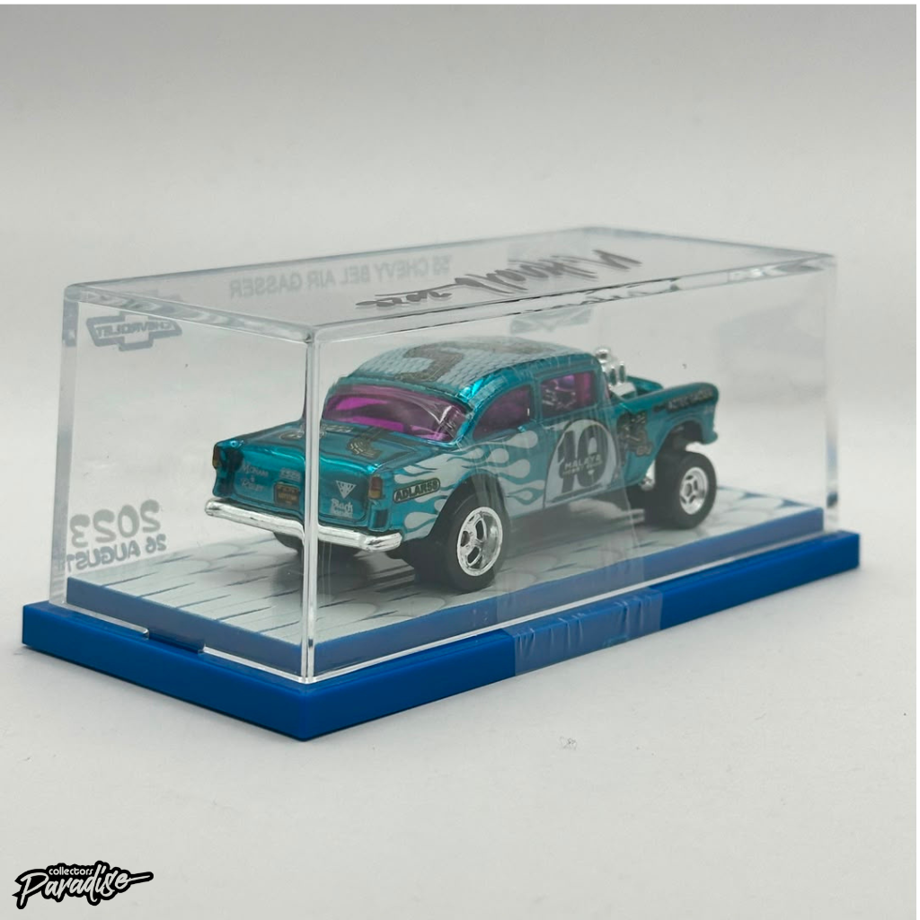 HOT WHEELS ’55 Chevy Bel Air Gasser Malaya Hobby Shop 10th Anniversary Dinner 2023