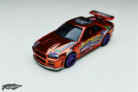 (SN 002/040) Exclusive Early Release Motormaniac 5th Anniversary ❌ Mini Diecast Expo 2026 Nissan Skyline GT-R BNR34