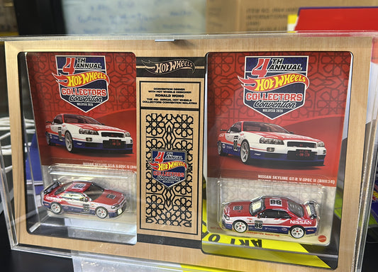 Hot Wheels Nissan Skyline BNR-34 Malaysia Convention 2026 (Dinner Set )