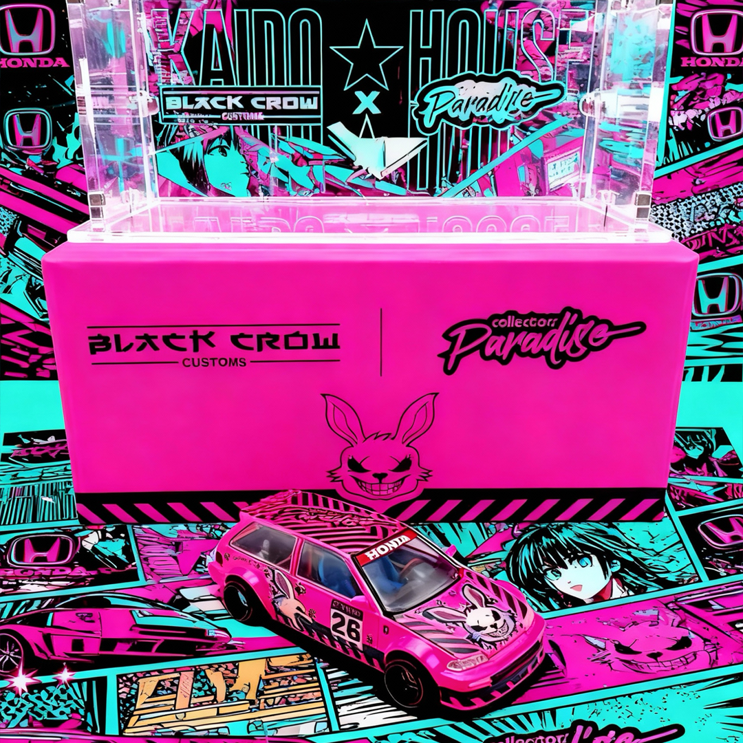 Black Crow Customs X Collectors Paradise Kaido House Honda Civic EF Evil Bunny