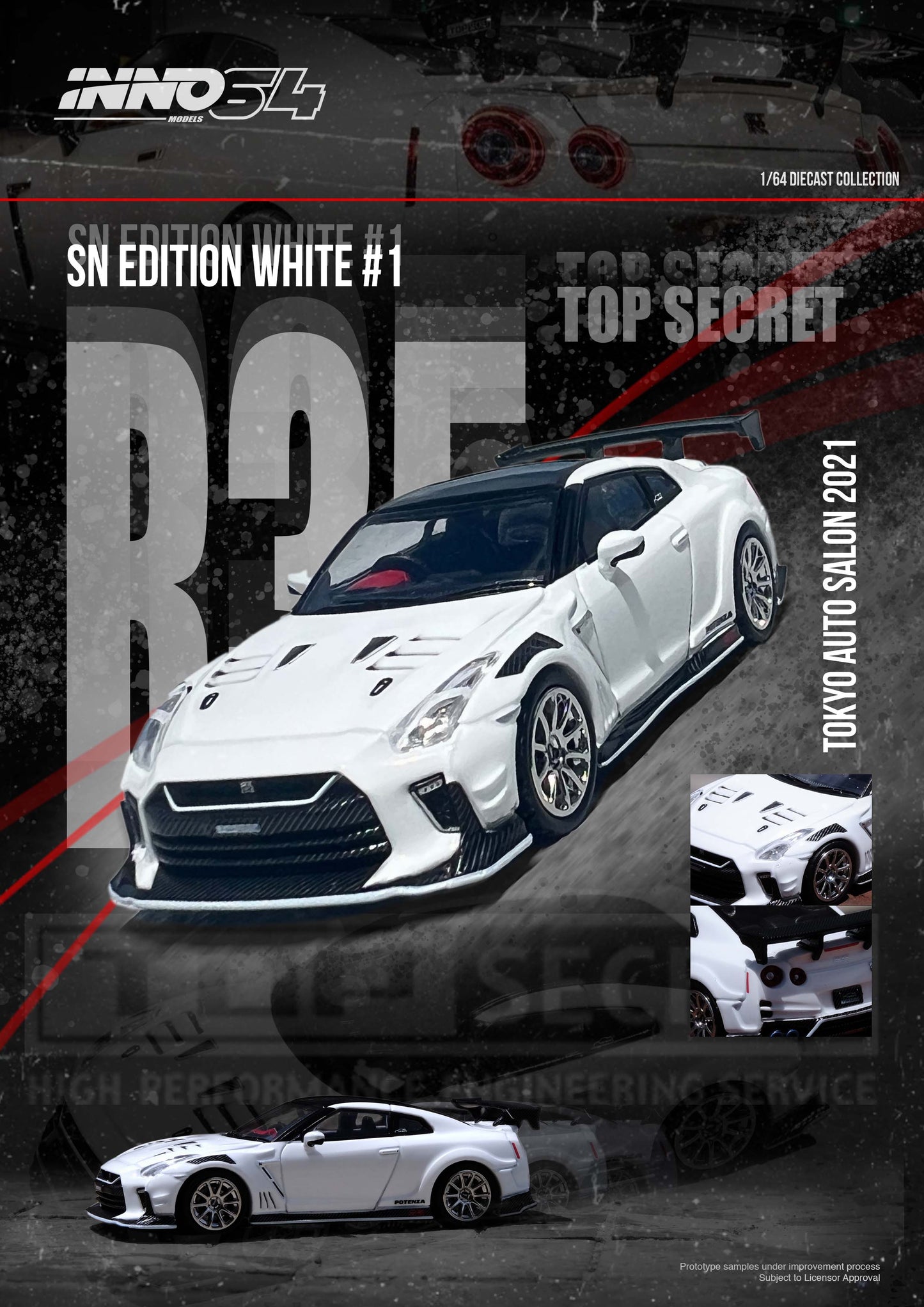 Inno64 Nissan GT-R (R35) Top Secret Tokyo Auto Salon 2021