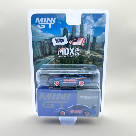 Nissan Silvia (S15) Top Secret Matte Blue w/ Red Accent